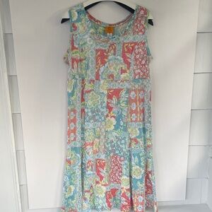 Ruby Rd. Women’s Enchanted Garden Sleeveless Lined Maxi Dress PXL